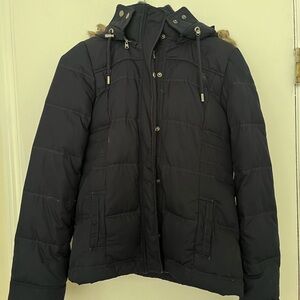 Abercrombie & Fitch Navy Puffer Jacket